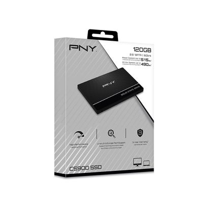 Disco Estado Solido Pny Cs900 120gb 2.5 Sata -